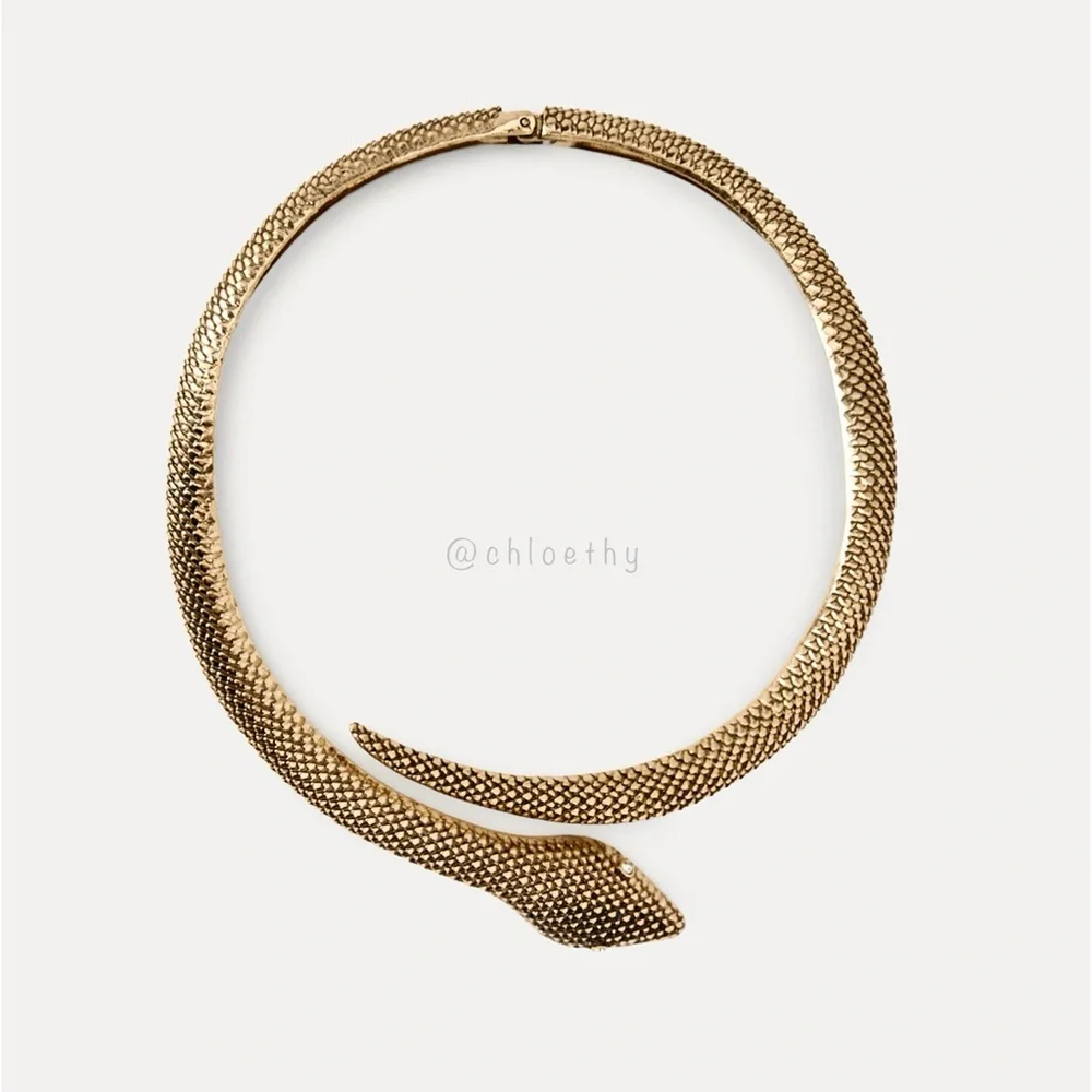 Zara SNAKE CHOKER NECKLACE